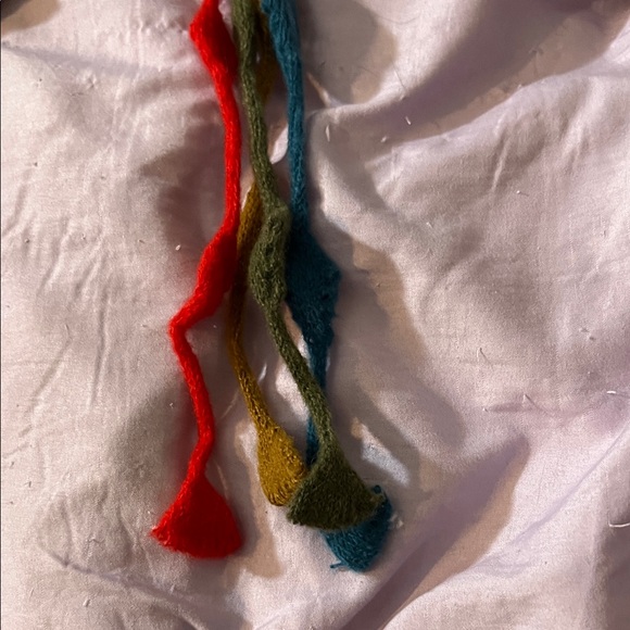 SHEIN Colorful Knit Hat with Tassels-NWOT - Picture 4 of 7